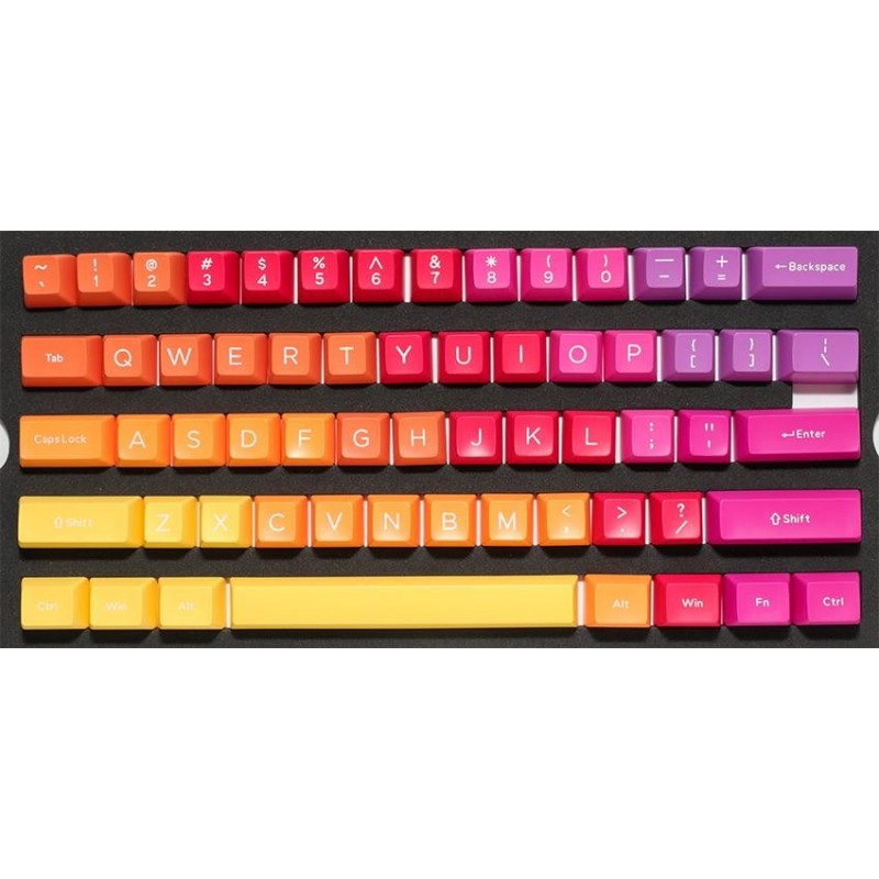 Ducky Afterglow ABS Double-Shot Keycap Set, US Layout