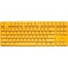 Ducky One 3 Yellow TKL Gaming Tastatur, RGB LED - MX-Silent-Red (US)