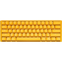 Ducky One 3 Yellow Mini Gaming Tastatur, RGB LED - MX-Speed-Silver (U