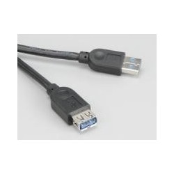 Akasa USB 3.0 cable Ext cavo USB 1,5 m Nero (Akasa USB 3.0 150cm Male