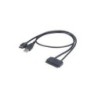 Akasa Flexstor eSATA USB cavo SATA 04 m Nero Akasa Flexstor eSATA C