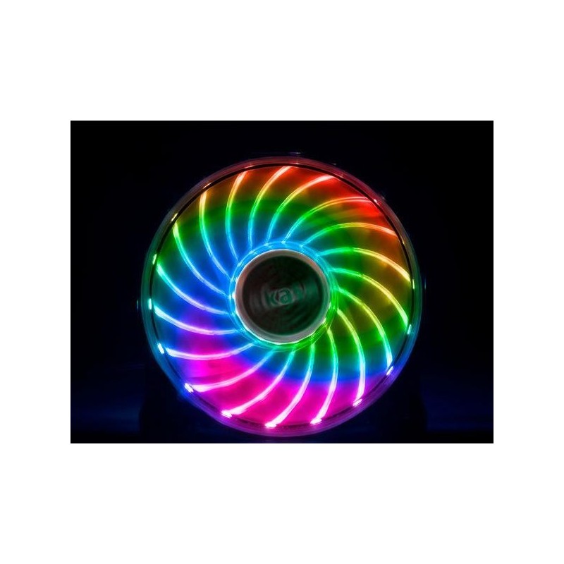 Akasa Vegas X7 Fan 1-pack Sort Transparent 120 mm