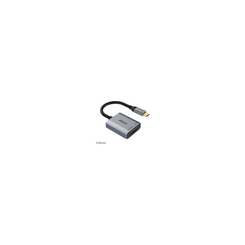 AKASA USB 3.2 Type-C Dual ctecka karet