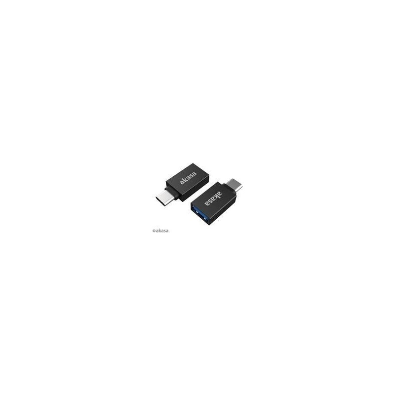 Akasa USB 3.2 Gen 2 USB-C adapter Sort