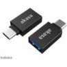 Akasa USB 3.2 Gen 2 USB-C adapter Sort