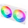 Akasa Vegas A-Series A24 Dual case fan 1-pack Hvid