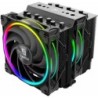 Akasa Soho H7 ARGB CPU Cooler Black 2x 120mm PWM Fan Dual Tower A