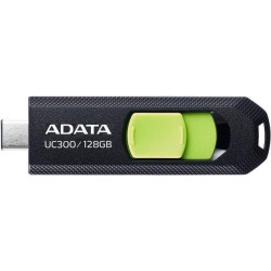 ADATA UC300 128GB USB 3.2 Gen 1 / USB-C Sort Gr&Atilde;&cedil;n