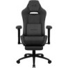 Aerocool ROYALASHBK Premium Ergonomic Gaming Chair Legrests Aeroweave