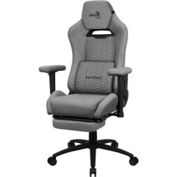 AEROCOOL ROYALASHGR PREMIUM ERGONOMIC GAMING CHAIR LEGREST AEROWEAVE 