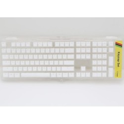 Ducky PBT Double-Shot Keycap Set, DE Layout - wei&Atilde;