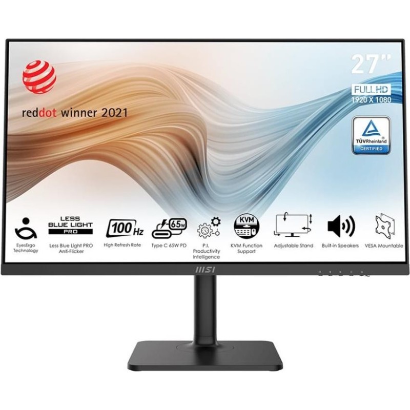 MSI Modern MD272XPDE Monitor da ufficio FHD IPS da 69 cm (27&quot;) 16:9 H