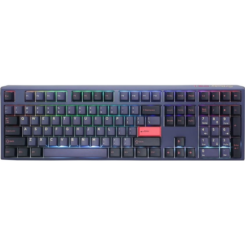 Ducky One 3 Cosmic Blue Gaming Tastatur, RGB LED - MX-Blue (US)