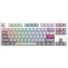 Ducky One 3 Mist Grey TKL Gaming Tastatur, RGB LED - MX-Red (US)