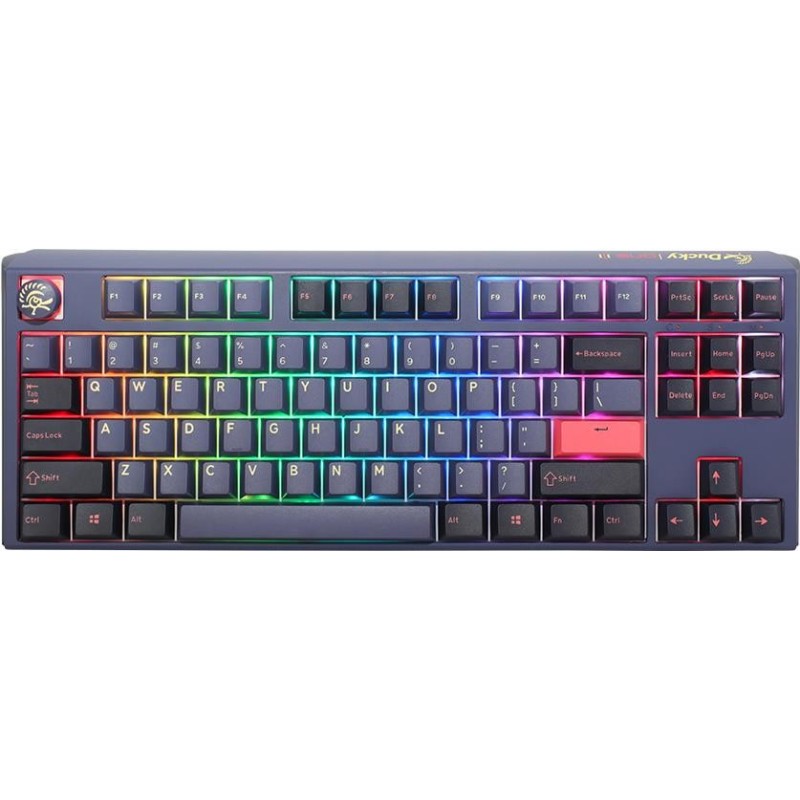 Ducky One 3 Cosmic Blue TKL Gaming Tastatur, RGB LED - MX-Blue