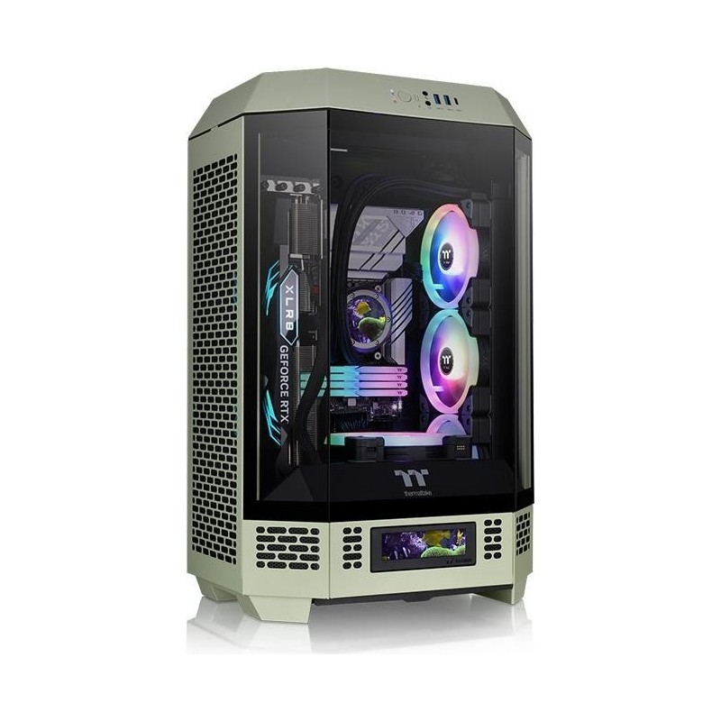 THERMALTAKE The Tower 300 Micro-ATX Geh&auml;use mit Sichtfenster Matcha 