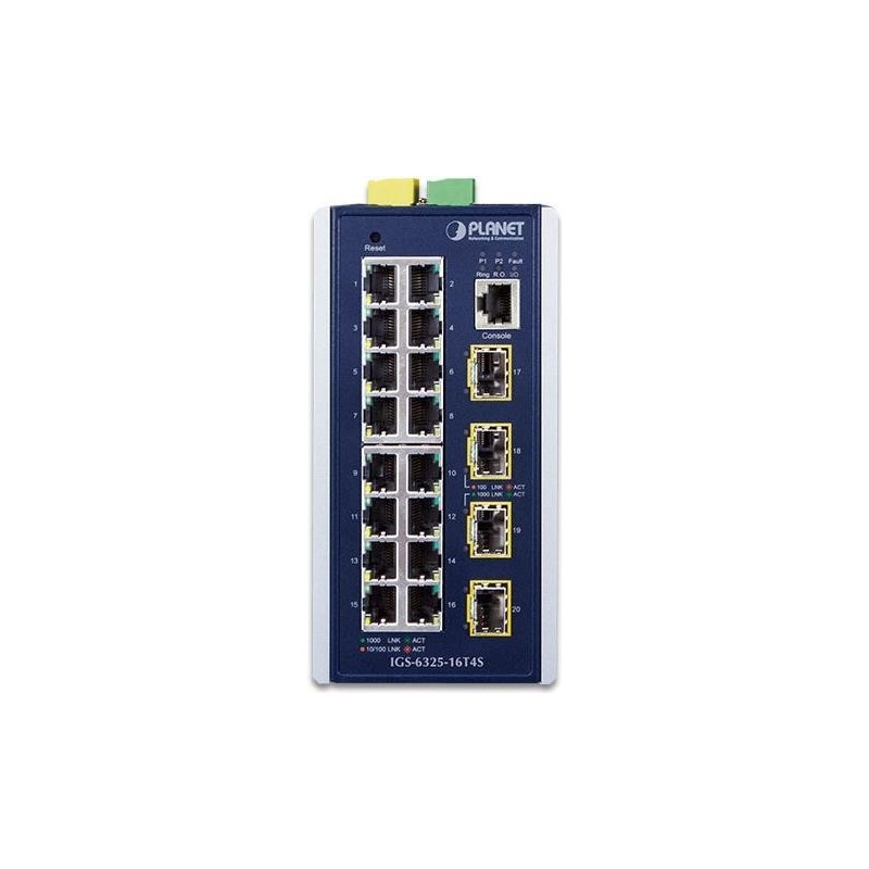 IP30 Industrial L3 16-Port