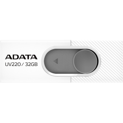 ADATA UV220 32GB USB 2.0 Gr&Atilde;&yen; Hvid