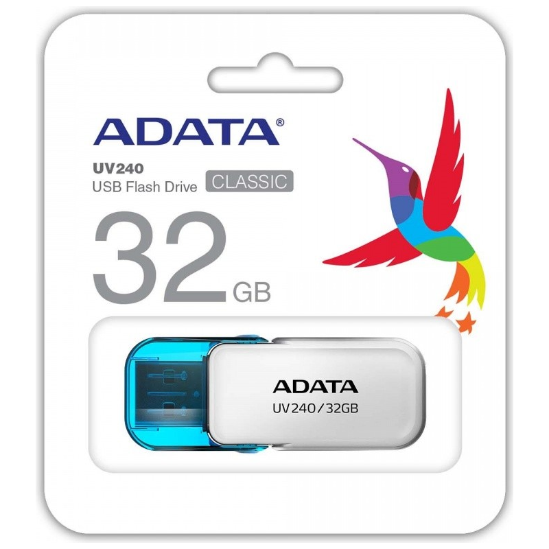 ADATA UV240 32GB USB 2.0 Hvid