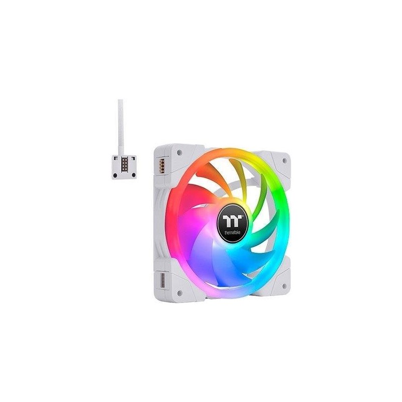 Thermaltake SWAFAN EX12 RGB Fan 3-pack Hvid 120 mm