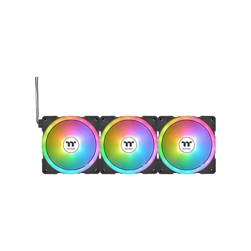 Thermaltake SWAFAN EX12 ARGB Fan 3-pack Sort 120 mm