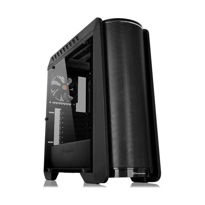 Thermaltake Versa C24 RGB Midi-Tower ATX Geh&auml;use schwarz, mit Sichtf