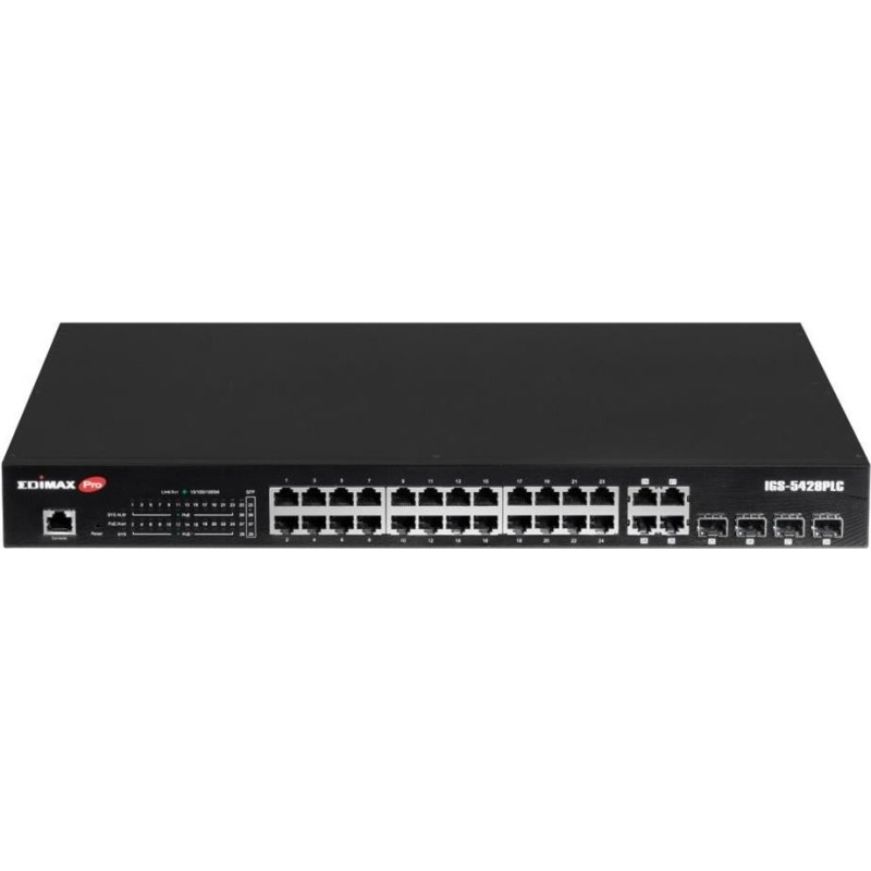 24 GIGABIT ETHERNET PORTS AND 4 - RJ45/SFP GIGABIT COMBO PORTS