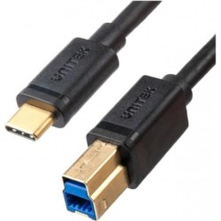 Unitek USB 3.0 USB Type-C kabel 2m Sort