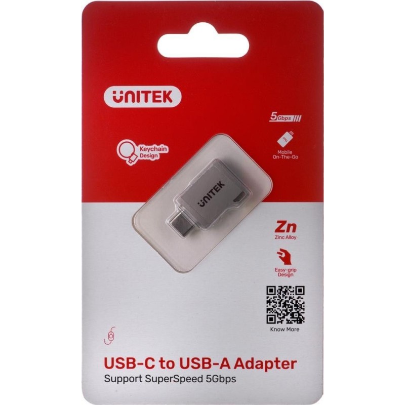 Unitek USB 3.0 On-The-Go USB-C adapter S&Atilde;&cedil;lv