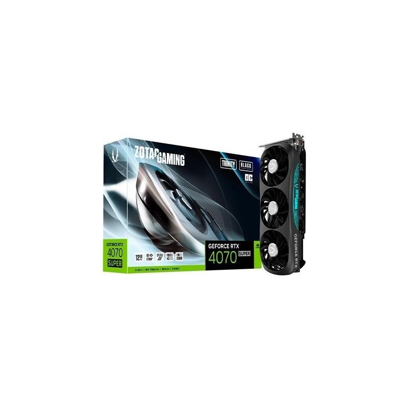 Scheda grafica ZOTAC GAMING GeForce RTX 4070 Super Trinity OC Black E