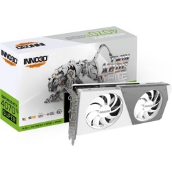 INNO3D GeForce RTX 4070Ti SUPER TWIN X2 OC White 16GB Grafikkarte 3xD