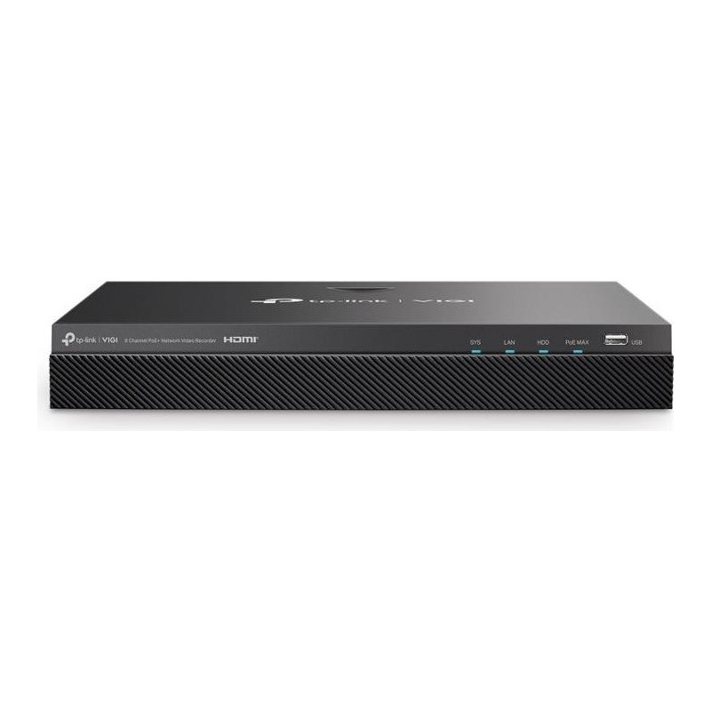 8 CH POE+ NETWORK RECORDER - 2TB HDD 113W POE