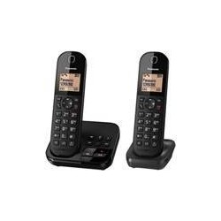 Telefono cordless Panasonic con AB KX-TGC422GB Duo - nero