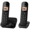 Telefono cordless Panasonic con AB KX-TGC422GB Duo - nero