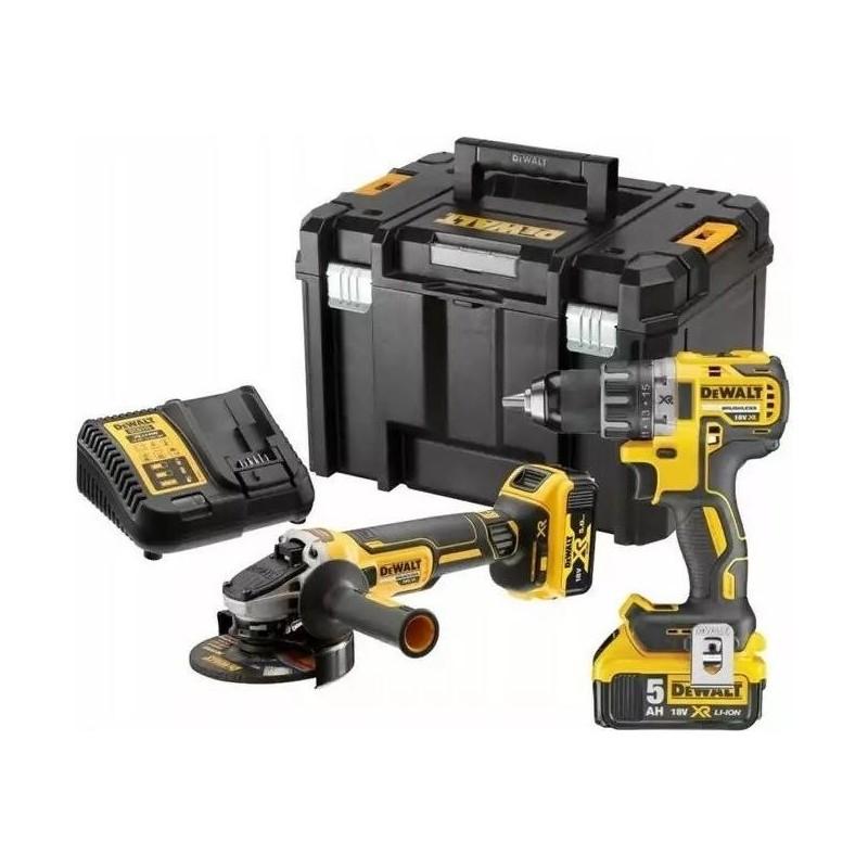 Zestaw elektronarzedzi Dewalt DEWALT.ZESTAW COMBO 18V DCK2020P2T (DCD