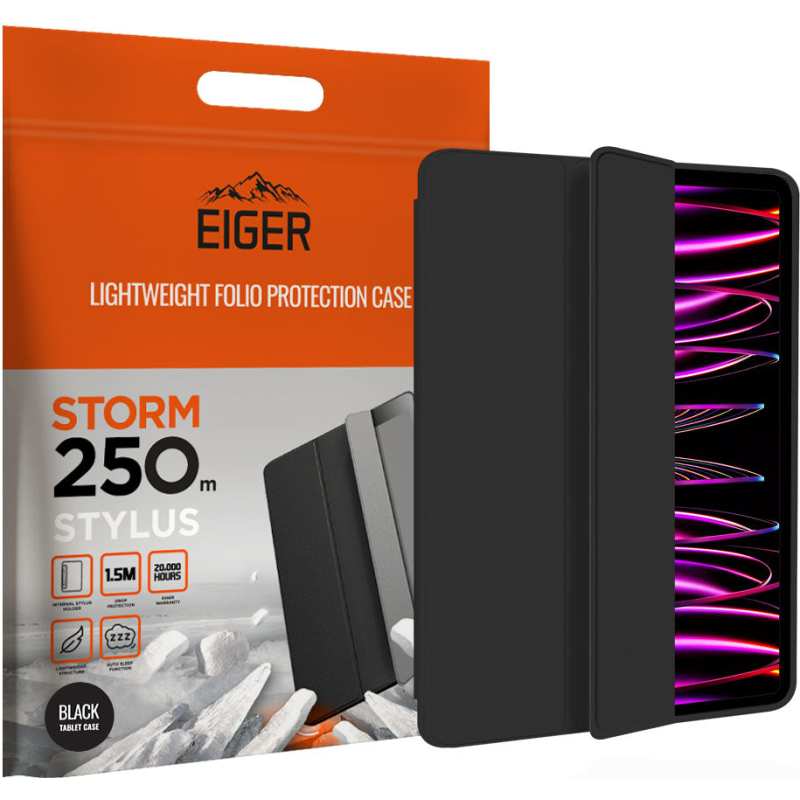 Eiger StormStylus 250mCase iPad Pro 12.9 (2018-20)black