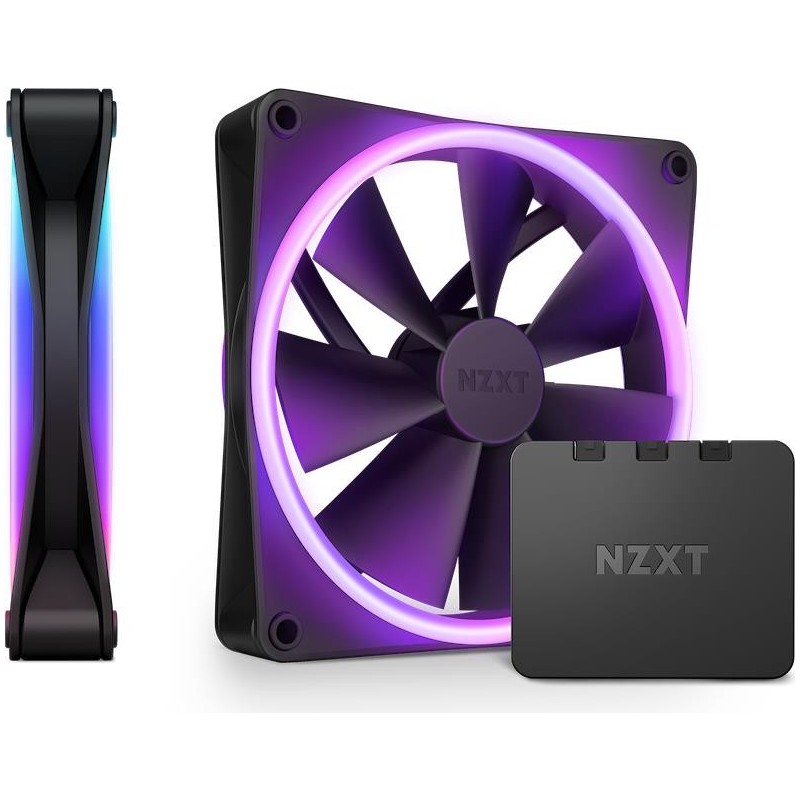 NZXT 2xF140 RGB DUO RGB Black Fans