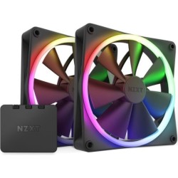 NZXT F Series F140 RGB Twin Pack Fan 1-pack Sort 140 mm