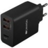 Canyon Ladeger&Atilde;&curren;t 2xUSB-A + USB-C 2.4A/30W black retail