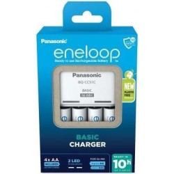 eneloop Panasonic Charger Basic BQ-CC51 + 4x AA/2000