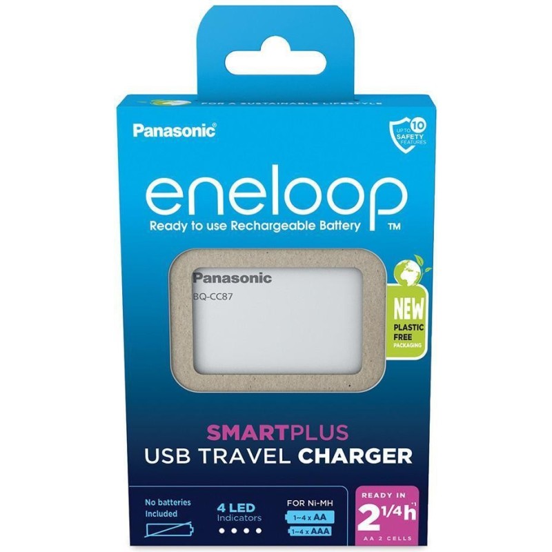 Panasonic Eneloop USB-fastcharge device without batt. BQ-CC87USB