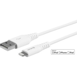 eSTUFF Lightning Cable MFI 1m Whit Bianco (Lightning Cable MFI 1m Whi