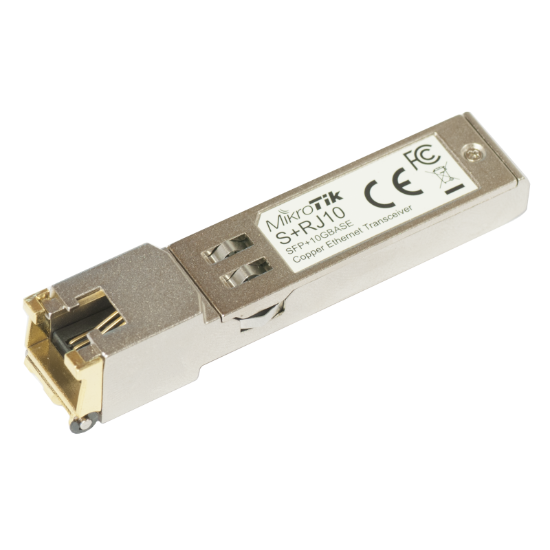 Accessori Mikrotik Modulo in rame RJ45 SFP 10/100/1000M/25G/5G/10G