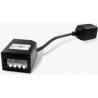 1D CCD fixed mounted reader - with 2 mtr USB extension - cable - War