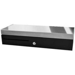 ECD460 Flip Lid Cash Drawer, - Black, 460 x 170 x 100, RJ11 - cable, 