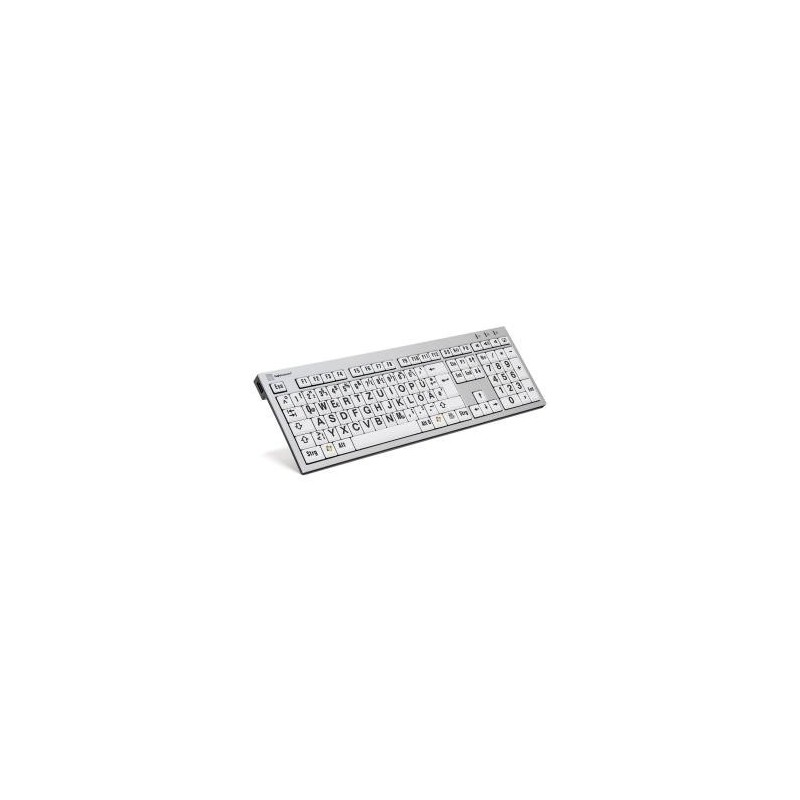 LogicKeyboard XL-Print Black on White Tedesco PC