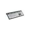 LogicKeyboard XL-Print Black on White Tedesco PC/Nero