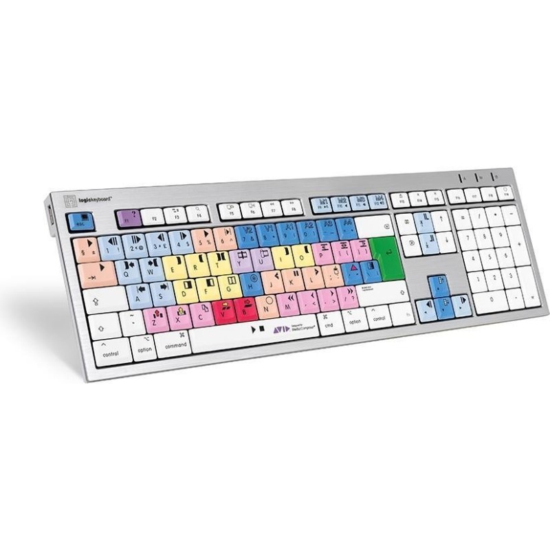 LogicKeyboard Avid Media Compositore ALBA Engl Mac