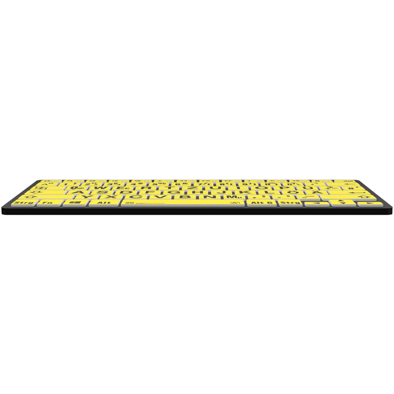 LogicKeyboard XL-Print Nero su Giallo Tedesco PC/BT