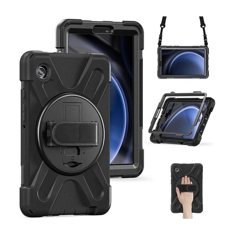 AUSTIN Defender Case Samsung - Galaxy Tab A9+ with hand - strap and s